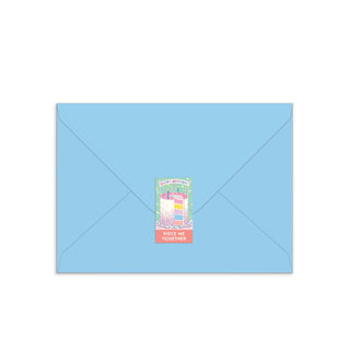 Confetti Birthday Cake Greeting Card Puzzle