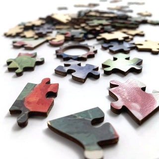 Wooden Puzzle: Vintage Botanicals in Pouch