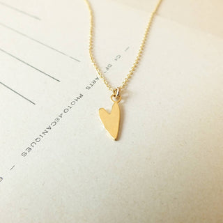 Love Deeply Necklace: Gold Fill