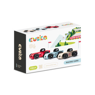 Wooden vehicle set "Racing cars"