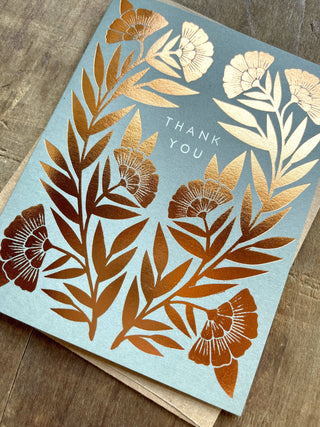 "Thank You," Greeting Card