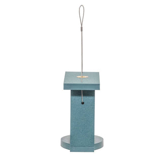 Suet Feeder for Single Cake in Blue Recycled Plastic