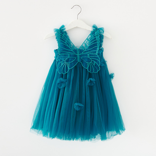 Annie & Charles® tulle dress PAPILLON: 3-4Y / verdure