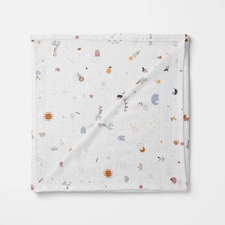 Bamboo Baby Swaddle Blanket, Signature Print