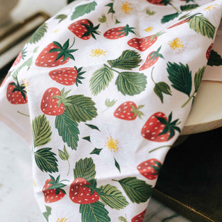 Strawberry Patch Tea Towel