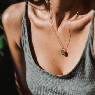 Irish Blessing Necklace: Gold Fill