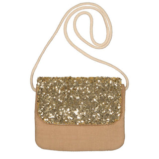 Handbag - Gold sequins