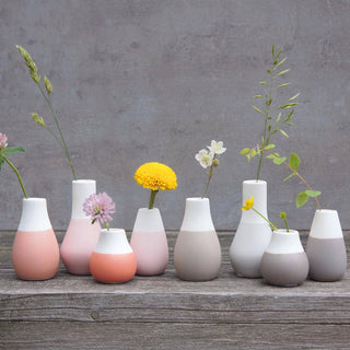 (Copy) Pastel Two-Tone Mini Tall Vases