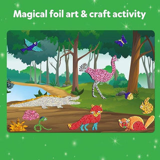 Skillmatics - Foil Fun - World Of Animals Craft Kits