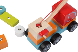 Wooden Toy - Crane Truck