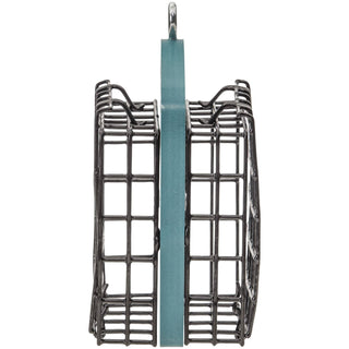 Suet Feeder for Two Cakes in Lake Blue Recycled Plastic