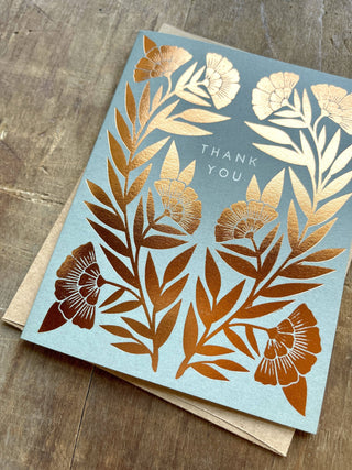 "Thank You," Greeting Card