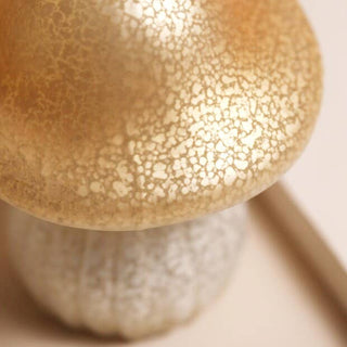 Medium Neutral Glass Mushroom Light