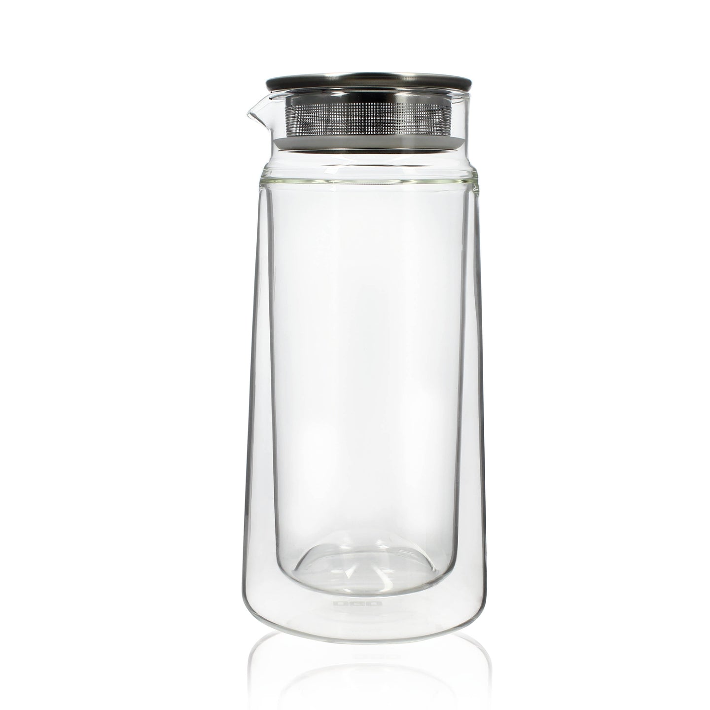 Viktor Double Wall Glass Decanter And Infuser Lid 65