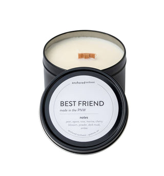 Best Friend Wood Wick Travel Soy Candle