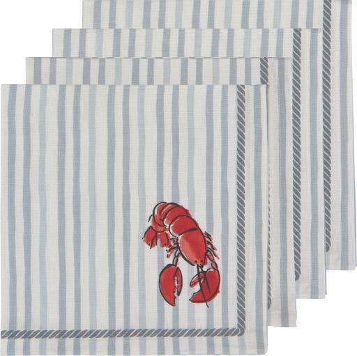 Lobster Cotton Napkins Set of 4