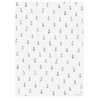 Winter Penguins Gift Wrap (Single Sheet)