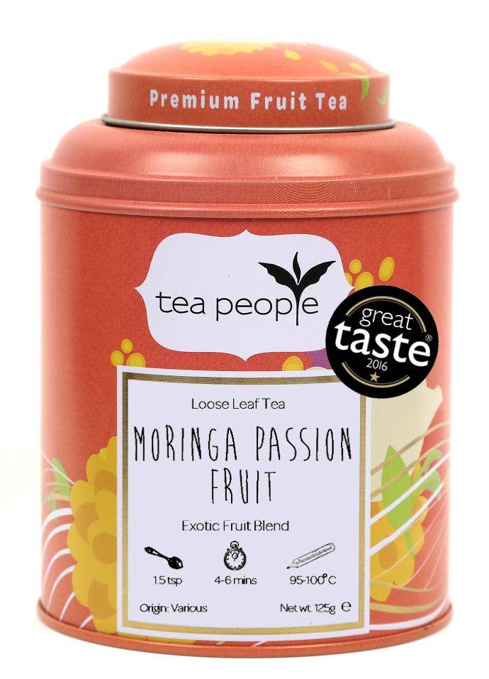 Moringa Passion Fruit - 125g Tin caddy