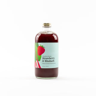 Strawberry-Rhubarb Cocktail & Mocktail Mixer