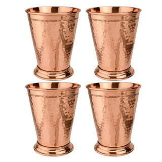 Hammered Copper Mint Julep Cup (Set of 4)