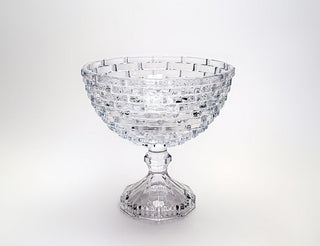 CRYSTAL BOWL / BLOWN VASE 7 inch height