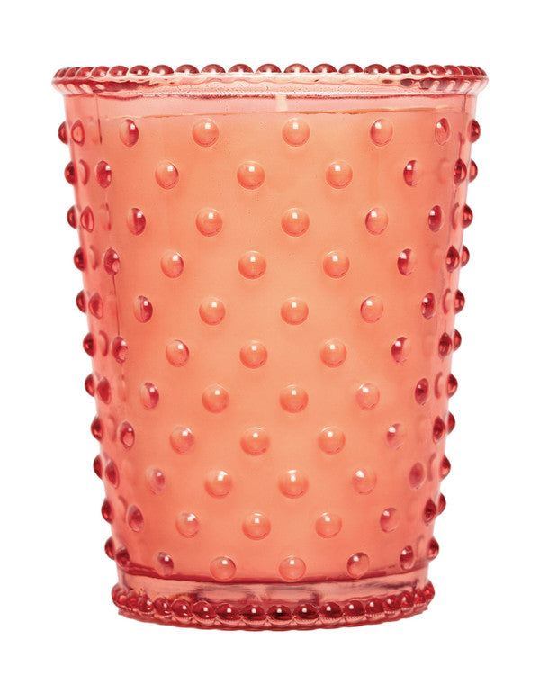 Watermelon Basil Hobnail Vase