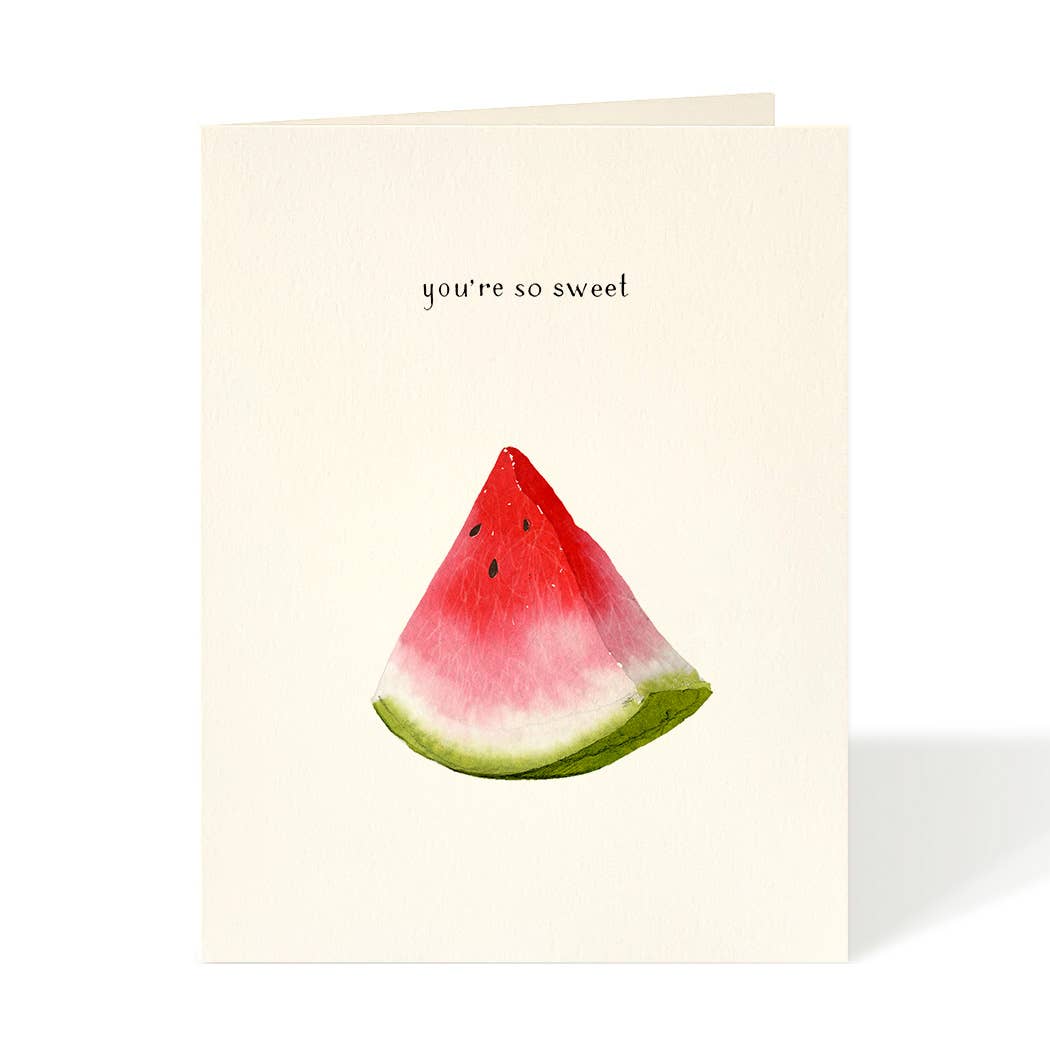 Watermelon Slice -- Love & Friendship Card