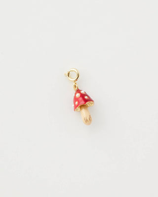 Enamel Mushroom Charm