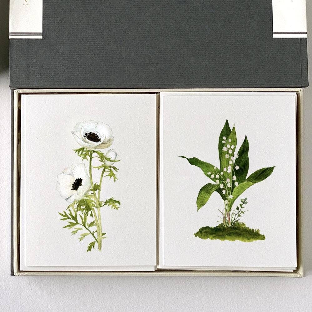 Green and White - Desk Box - Couplet