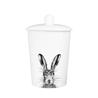 Sassy Hare Storage Jar, 7.5" height