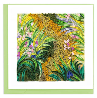 The Path through the Irises, Monet Greeting Card