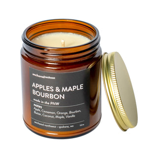 Apples & Maple Bourbon Scented Soy Candle