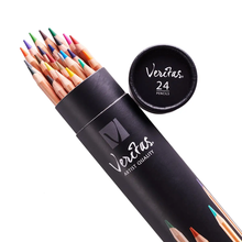 Load image into Gallery viewer, Veritas Coloring Pencils in Cylinder - Set of 24
